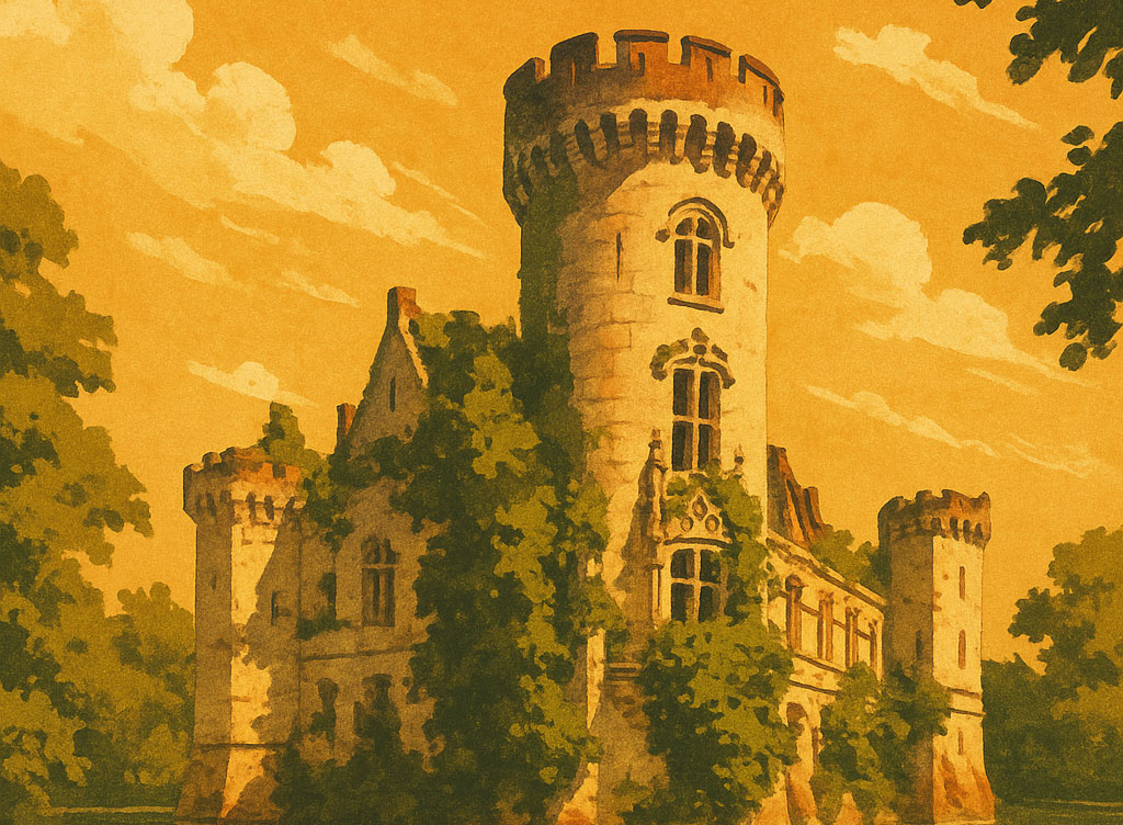 French castle for treasure hunt experience